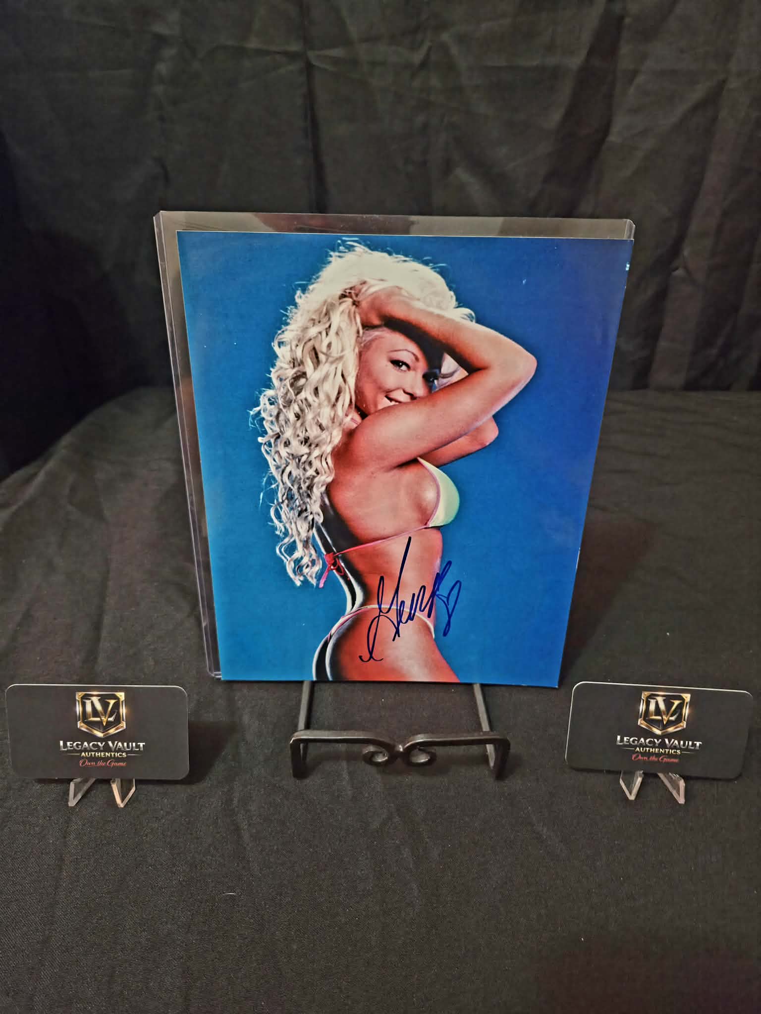 Gorgeous George Signed 8x10 Autographed AEW WWE Legend Hall of Fame Diva