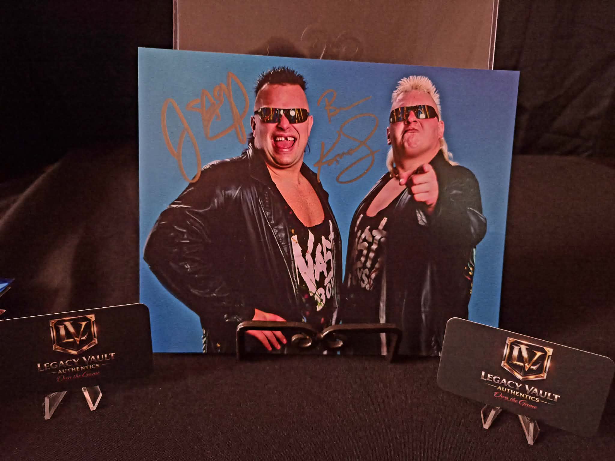 Nasty Boys Dual Signed 8x10 Autographed AEW WWE Legend Hall of Fame