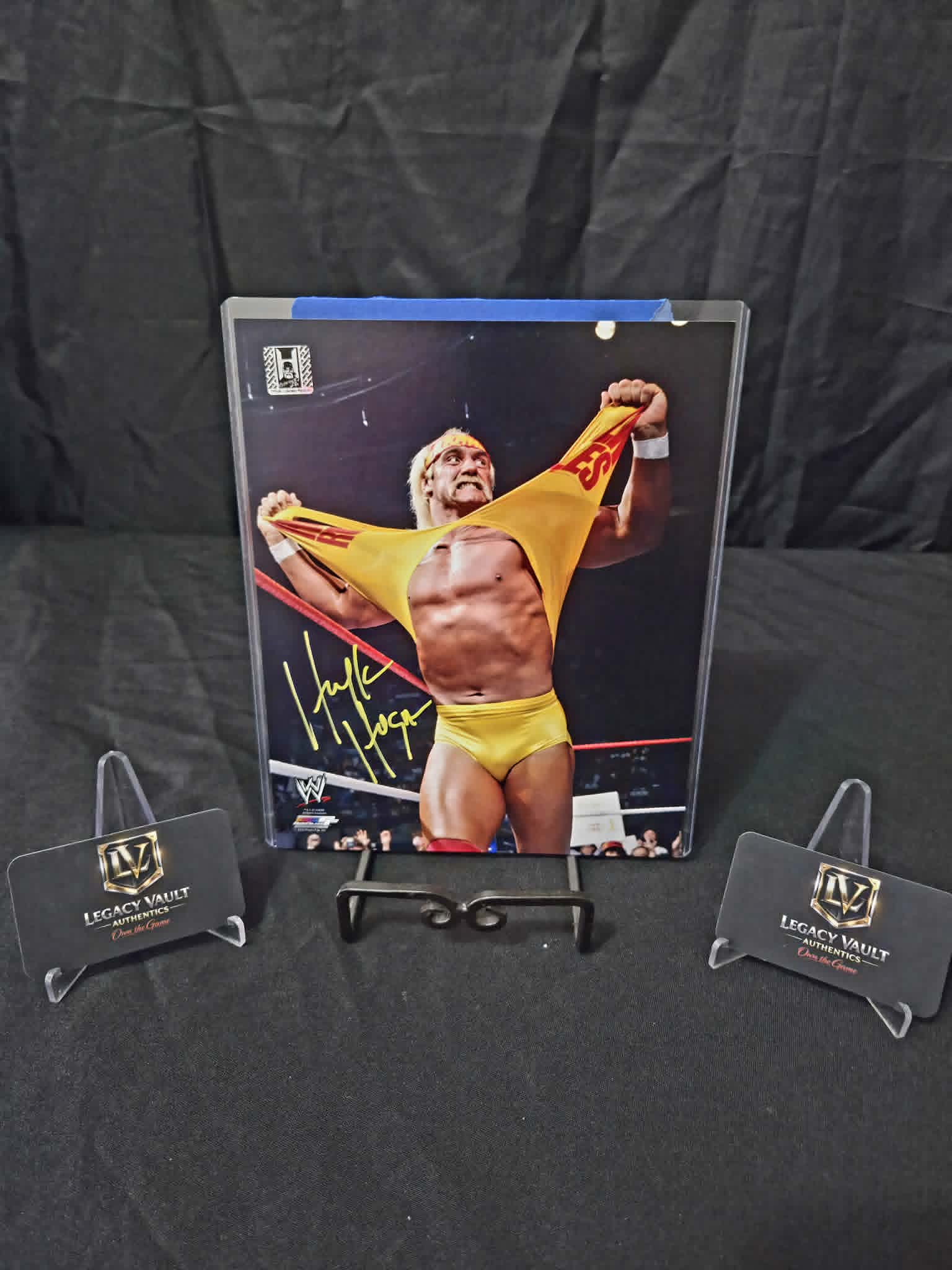 Hulk Hogan Signed 8x10 Autographed AEW WWE Legend Hall of Fame Promo