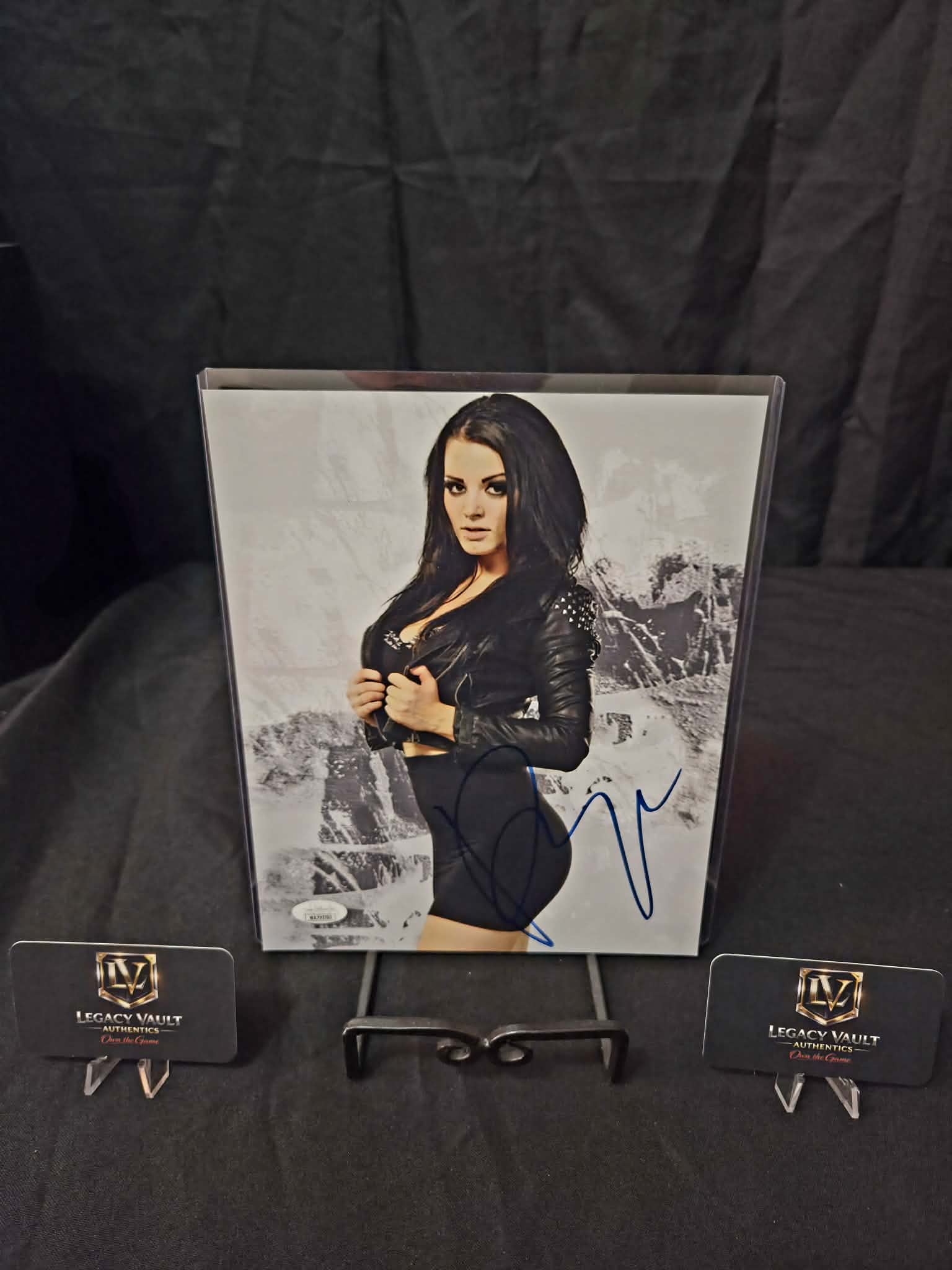 Paige Signed Autographed 8x10 AEW WWE Legend Hall of Fame Diva JSA