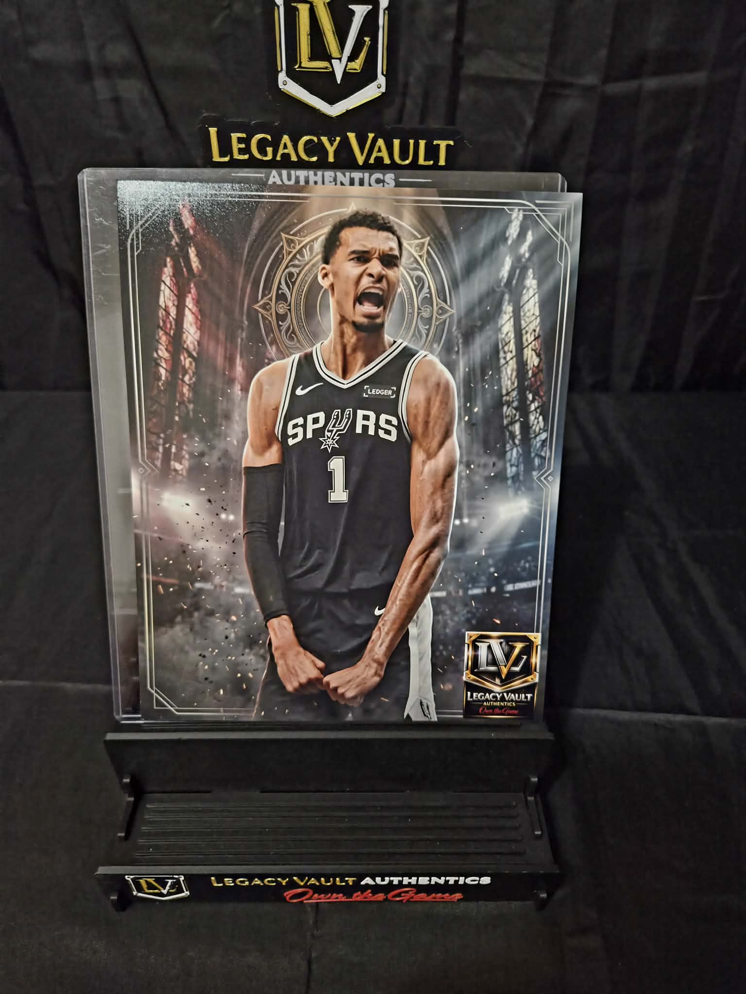 Victor Wembanyama Custom Art Photo – Limited Edition Vault Creation 8x10 Photo Print NBA Basketball NCAA Legend Hall of Fame